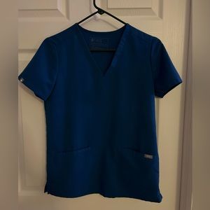 NEW FIGS TOP: Figs blue Casma top size XS